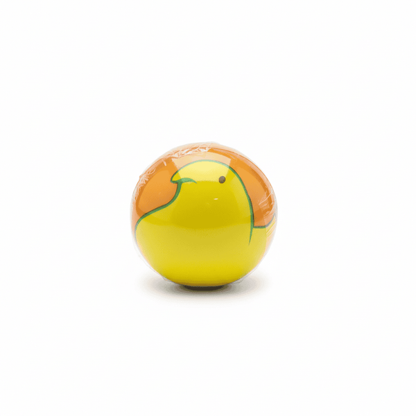 Peeps Orange Ball with Yellow Chick Motif, a 2.5 novelty toy in cellophane, ideal for gifting, from Celebratopia's customized collection.